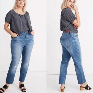 Madewell The High-rise Slim Crop Boy Jean Size 35